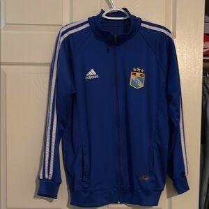 Adidas Royal Blue Jacket with White Accents